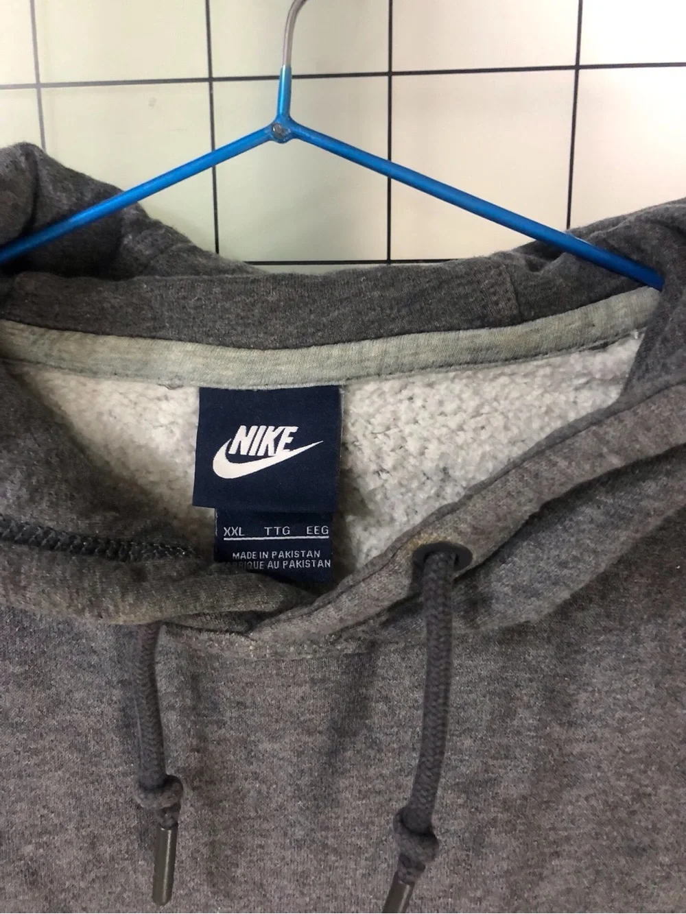 Nike Men’s Gray Pullover Hoodie - Swoosh Logo